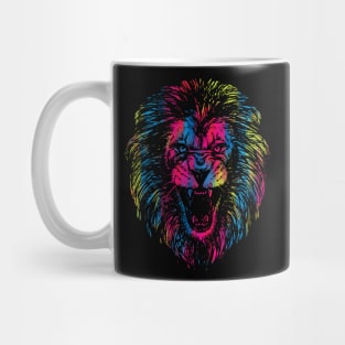 Vibrant Lion Mug